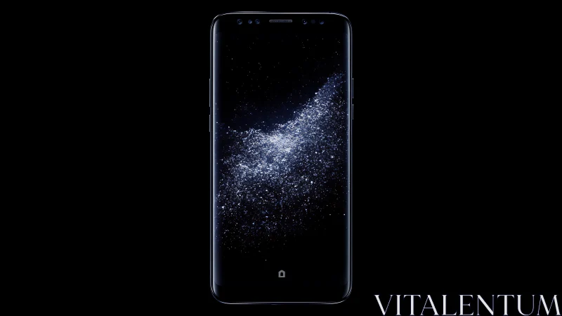 Deep Space Mobile Device Interface Display Rendering.