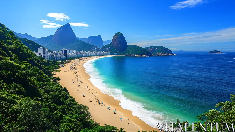 Coastal Paradise: Brazil's Iconic Beach Paradise.