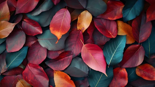 Colorful autumn leaves inviting a cozy seasonal daydream.