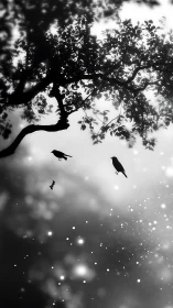 Soft twilight silhouettes invite quiet moments with nature