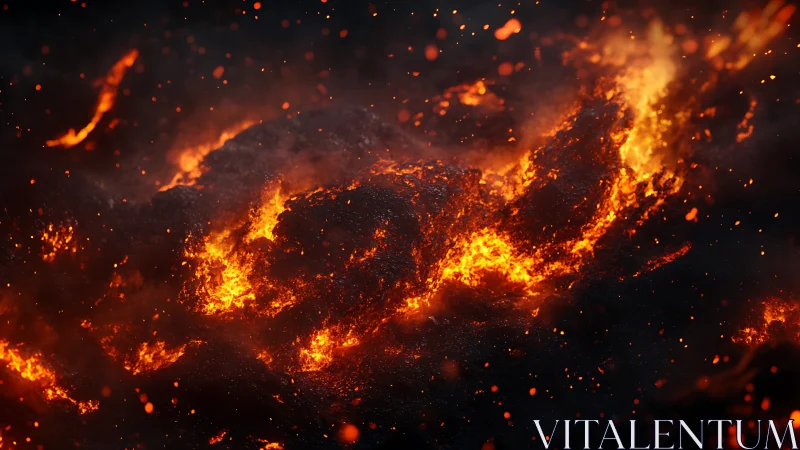 Fire and Embers: Abstract Flame Dynamics.