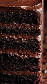 Chocolate Decadence Unveiled: Layers of Fudgy Dreams Stacked High