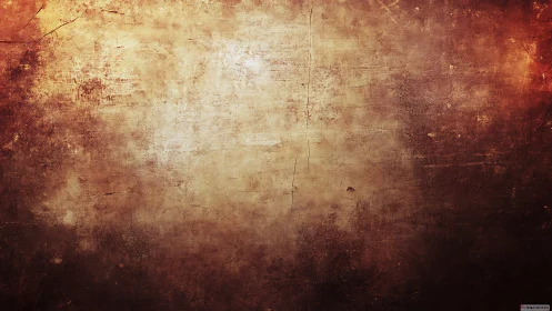 Textured brown grunge surface with central light field.