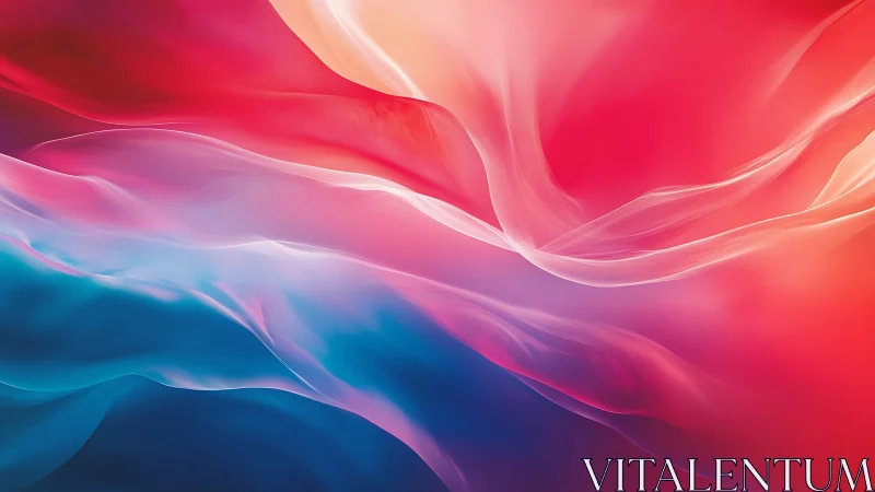 Chromatic fluid dynamics in translucent gradient waveforms.