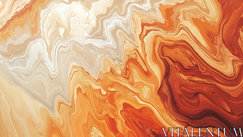 Golden swirls of marble flow in warm, glowing harmony