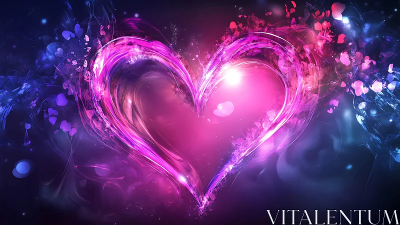 Glowing Heart of Light and Love.