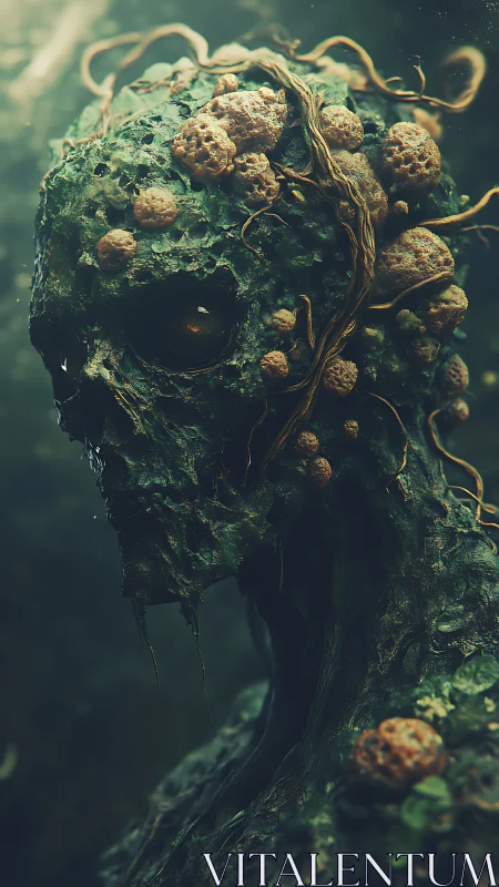 Forest guardian stands cloaked in mossy decay and quiet power