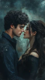 Two Souls Connect in Moody Intimate Moment