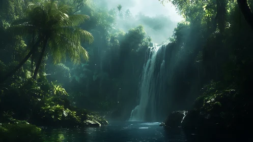 Emerald Cathedral: Where Waterfalls Whisper Secrets.
