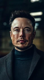 High-detail male portrait with shallow depth and cinematic grading