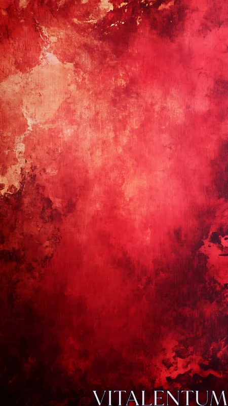 Red textured abstract background with dark rough edges.