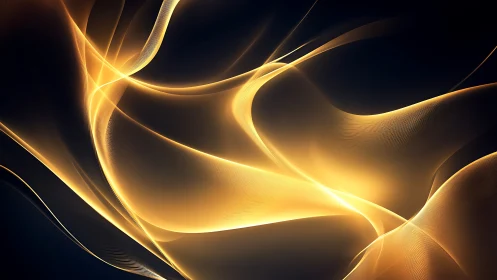 Solar silk currents drifting across a midnight horizon.