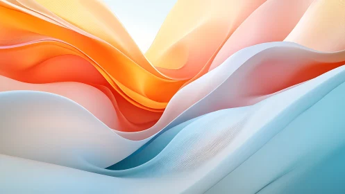 Parametric color-flow surface topology with luminous gradients.