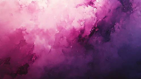 Magenta nebula clouds merge with deep violet shadow field.