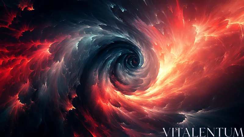 Turbulent bipolar vortex of luminescent plasma filaments.