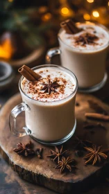 Cozy Spiced Milk Drinks with Star Anise