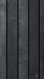 Dark industrial metal panels with rough oxidized textures.