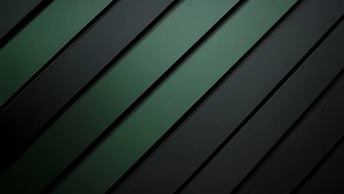 Diagonal green and black metallic abstract background.