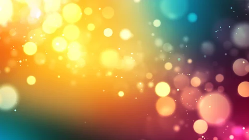 Multicolor Gaussian bokeh gradient with luminous blur fields.
