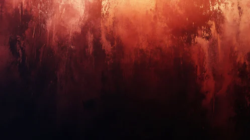 Red Atmospheric Gradient with Textured Burn Effect Fading to Black