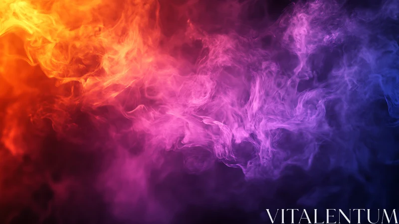 Chromatic plasma-like vapor gradient in dynamic dispersion.