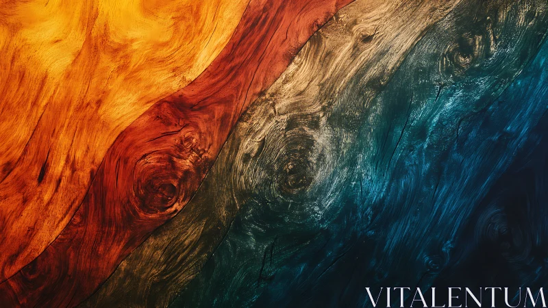 Elemental wood currents swirl through fire, earth and tide