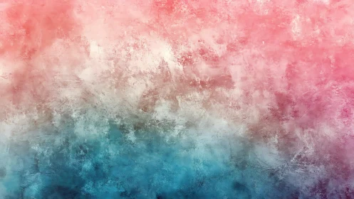Textured pink to teal gradient background reveals tactile depth