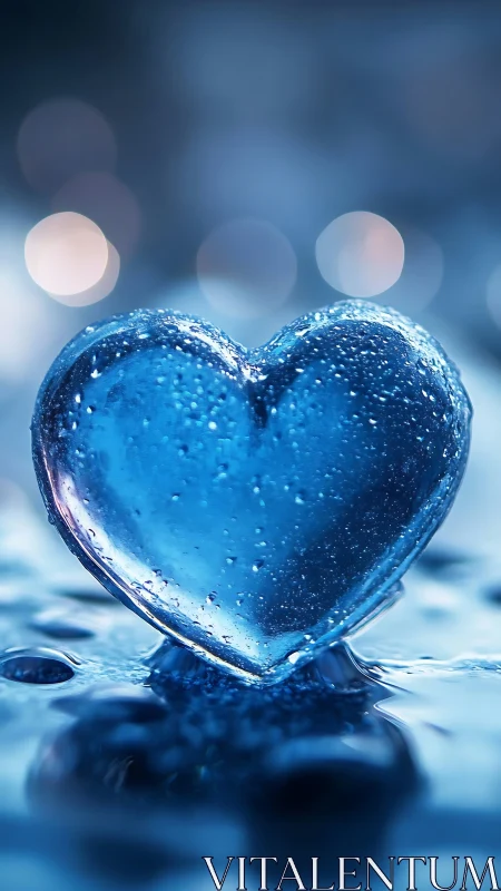 Ice Heart with Liquid Geometry: Crystalline Form Study.