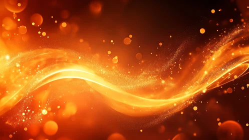 Luminous Wave Abstraction with Particle Dynamics.