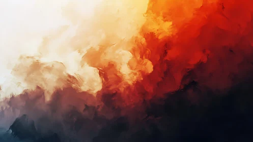 Glowing clouds of color gently drift from light to shadow