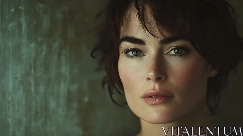 Quiet gaze meets soft light in a calm intimate portrait