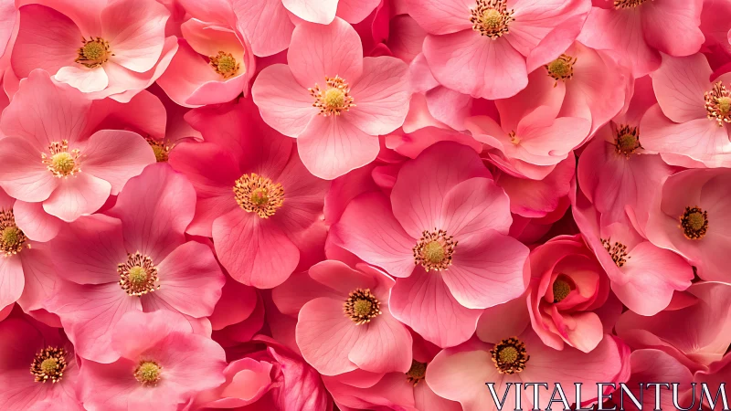 Pink Cosmos Flowers in Full Bloom.