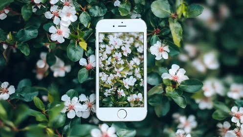Capturing Blossoms: A Phone Discovers Nature's Delicate Beauty