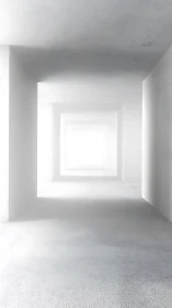 Recursive Cubic Architecture: Nested Square Void Geometry.