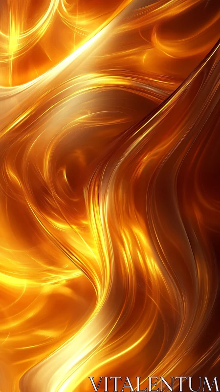 Golden Light Waves Dancing Through Warmth.