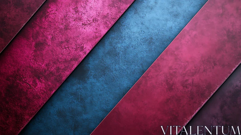 Diagonal Striped Abstract Background in Pink and Blue Tones.