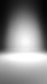 Spotlight beam illuminates empty gradient floor background