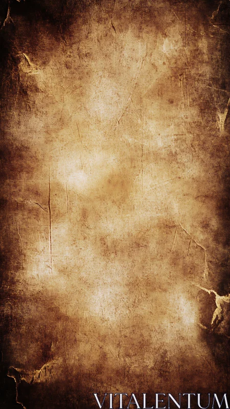 Aged parchment texture shows warm grunge surface detail