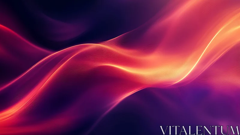 Luminous Waves Dancing Through Warm Light.