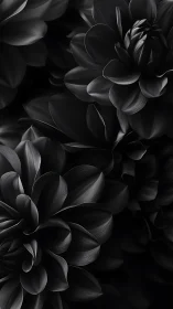 Petals Suspended: Monochromatic Geometry of Layered Blooms.