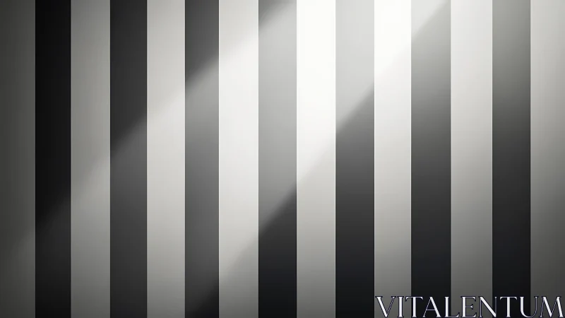 Monochrome vertical stripe grid with soft gradient lighting.