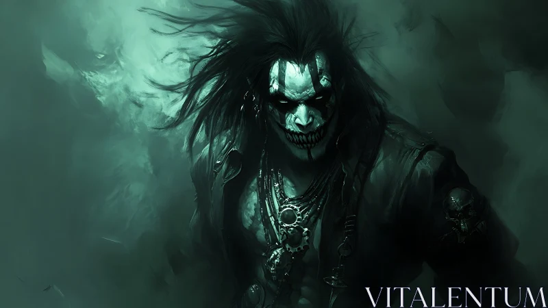 Grinning voidwalker in toxic green storm of ghostlight.