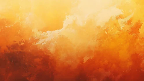 Radiant Sunset: A Glowing Gradient of Warmth and Light