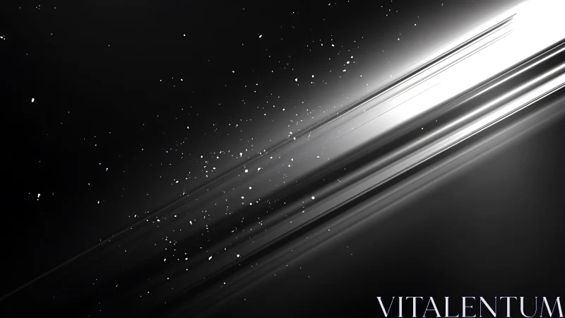 Silver comet trail cutting through a quiet cosmic night.