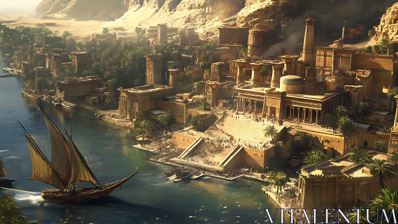 Sunlit river kingdom hums as sandstone temples watch