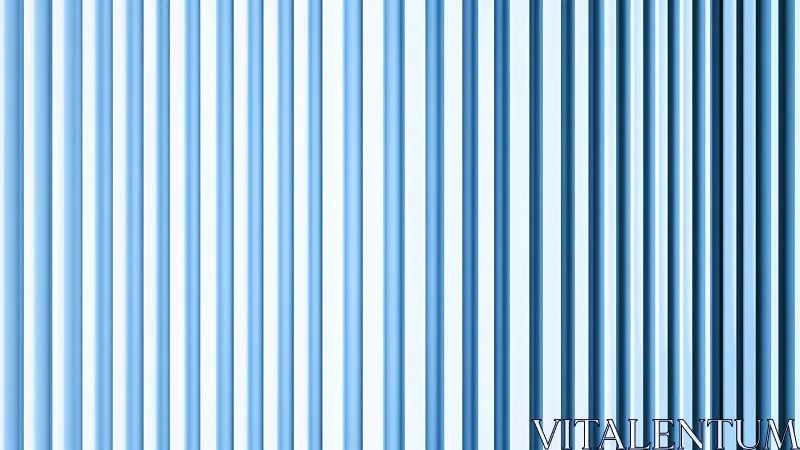 Blue vertical bars form luminous minimalist stripe field.