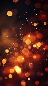 Firefly echoes drift through molten bokeh twilight skies