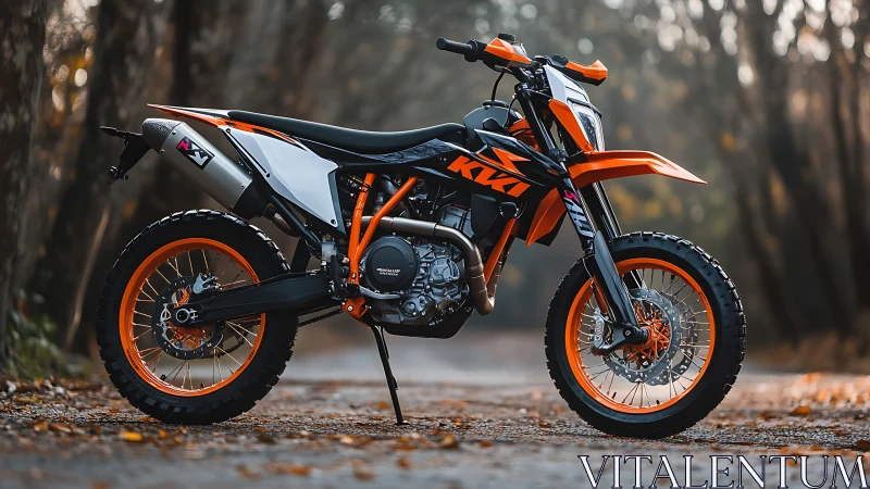 Enduro motorcycle profile with detailed off‑road chassis geometry.