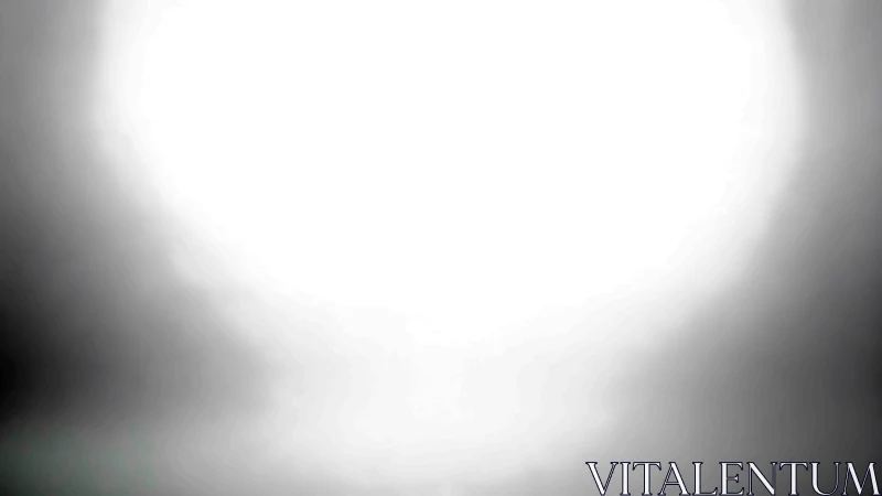 Monochrome radial gradient forms high contrast light field