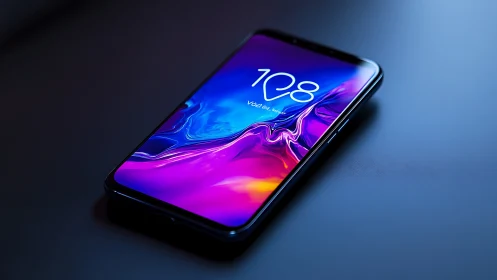 Vibrant 7:08 Moment: Liquid Dreams on Your Screen.